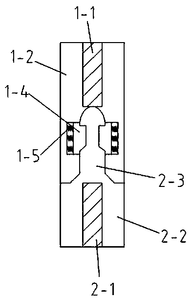 Ellipsoid type reinforcing steel bar connecting piece