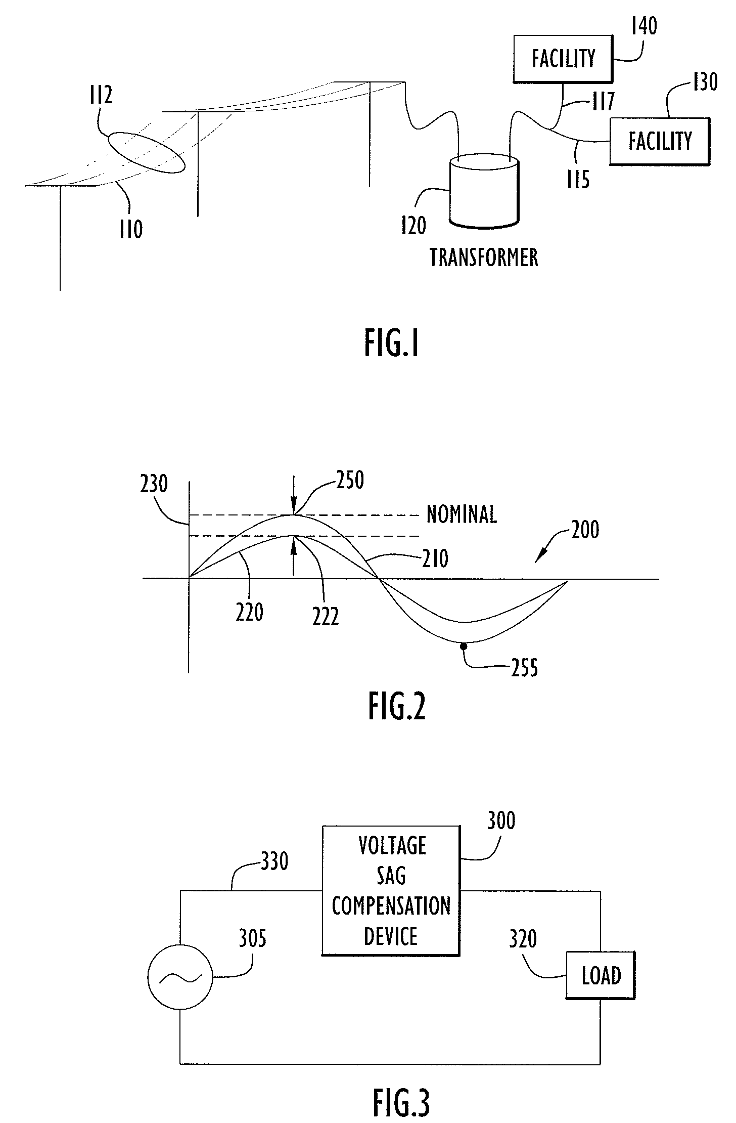Systems and methods for voltage SAG compensation