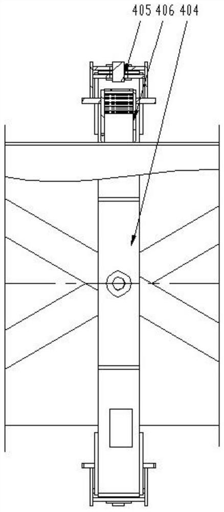 Expansion joint structure with displacement equipartition and damping effects