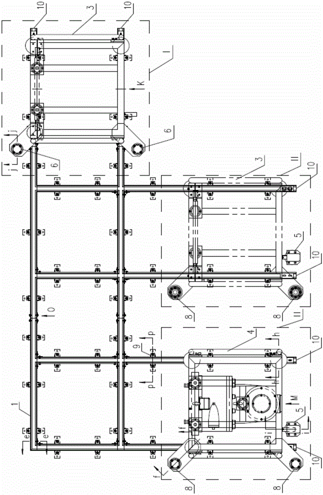 Machine tool accessories automatic replacement trolley device