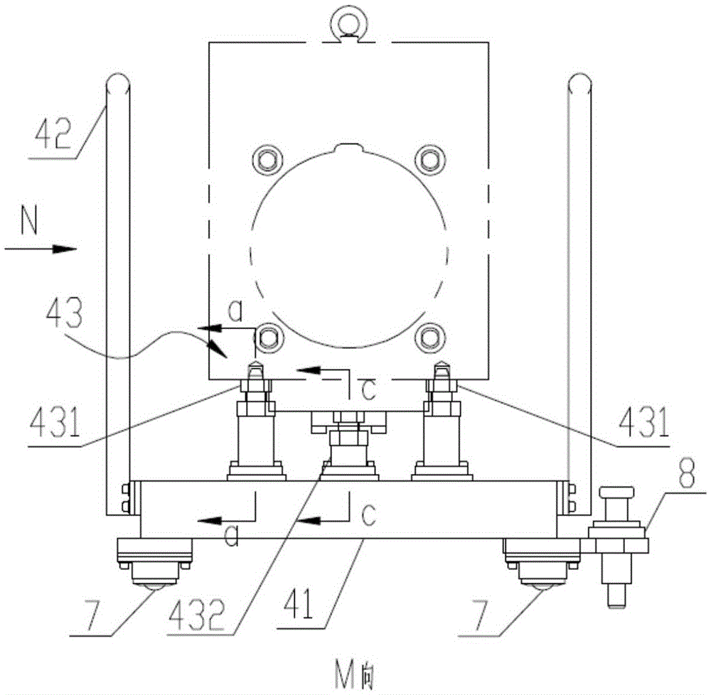 Machine tool accessories automatic replacement trolley device