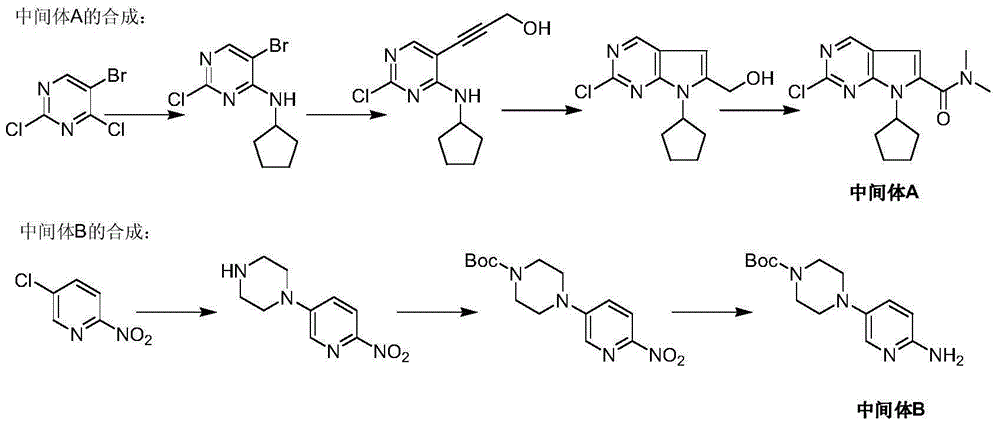 Ribociclib intermediate and preparation method thereof