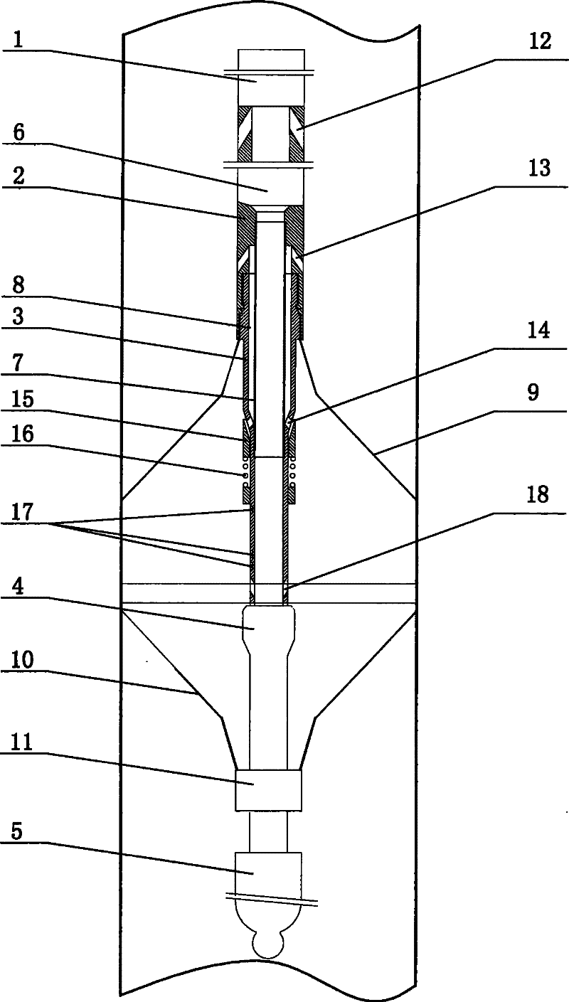 Stratification oil production logging instrument of low-yield liquid oil well