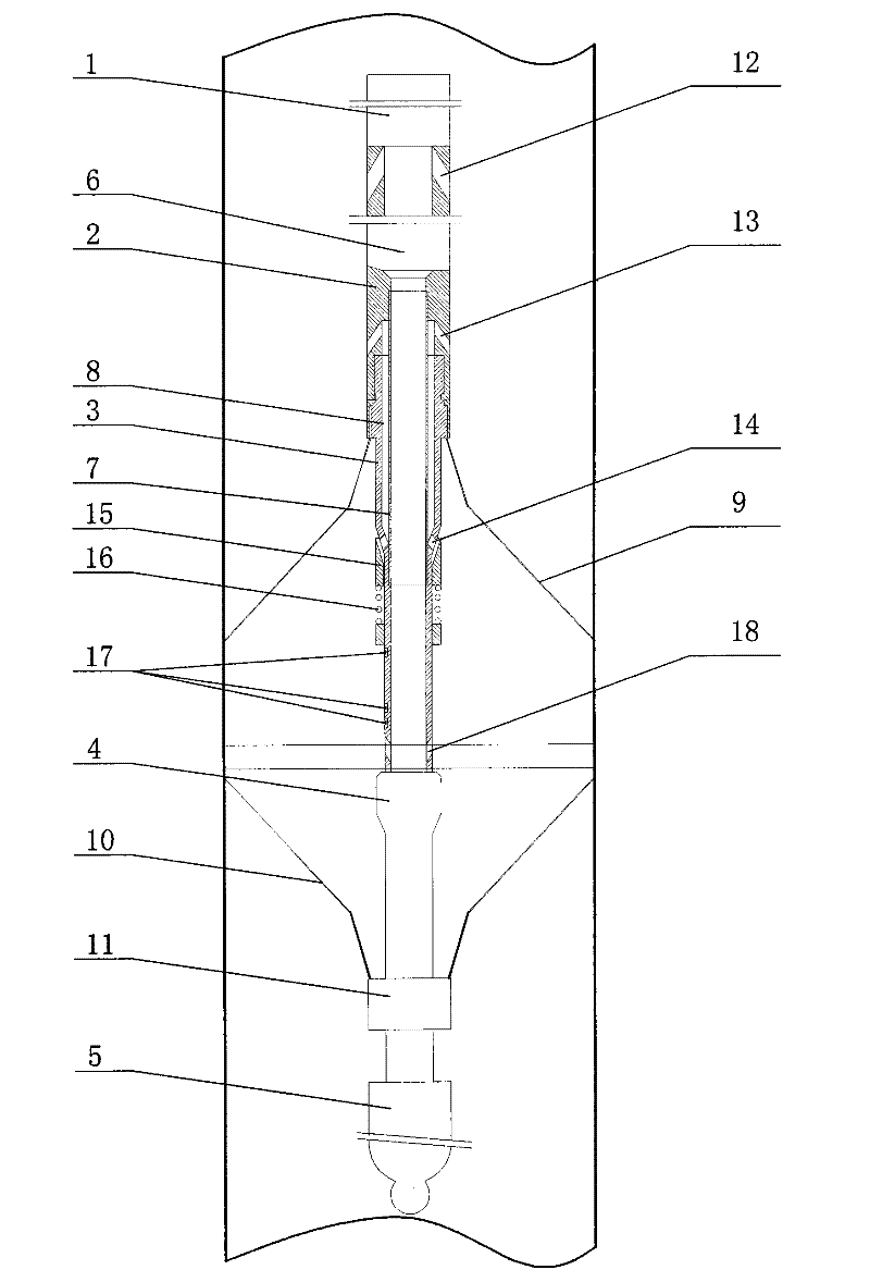 Stratification oil production logging instrument of low-yield liquid oil well