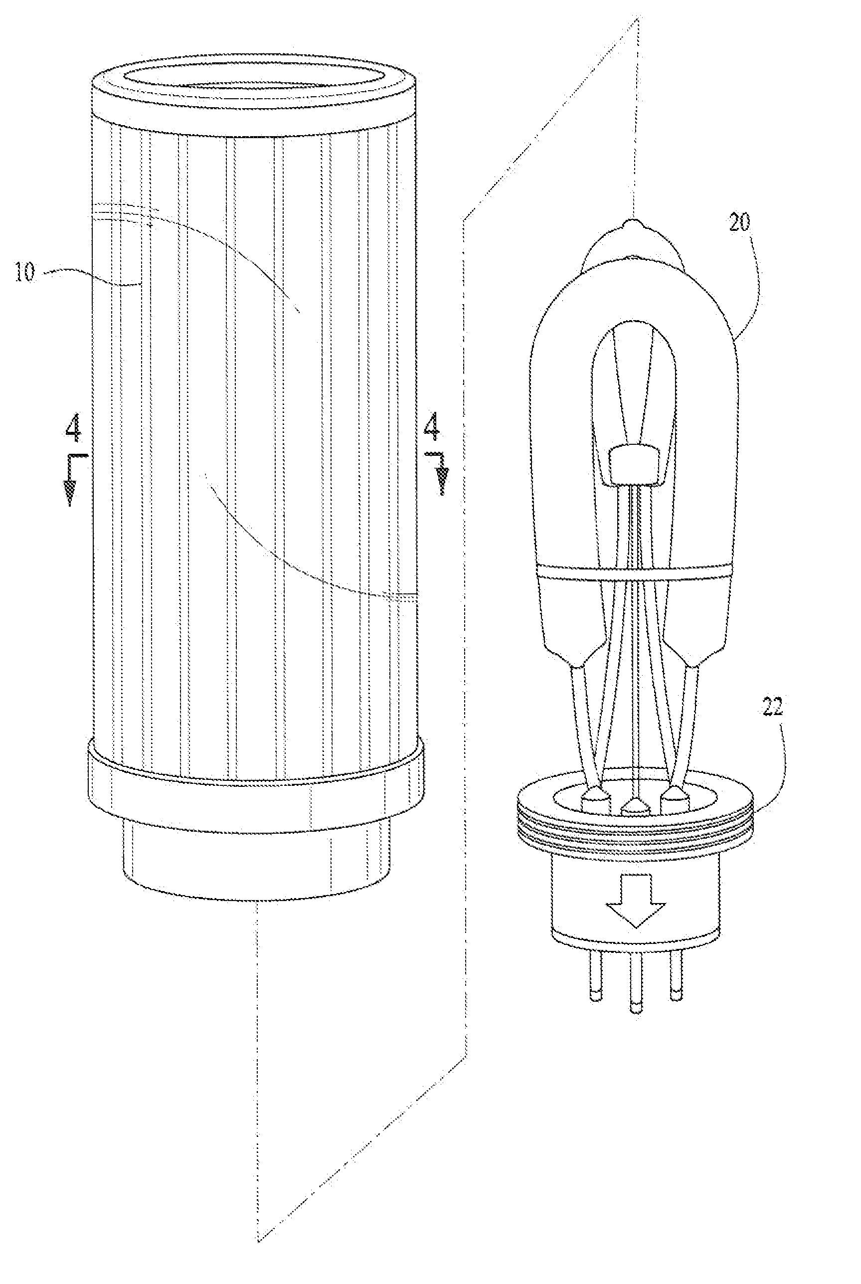 Linear Lens Envelope for Photographic Lighting