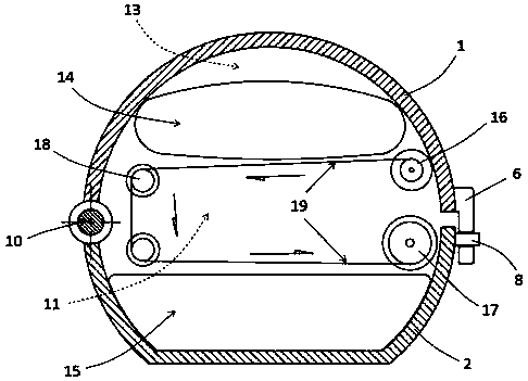 Movable limbs pressing device applied in medicine