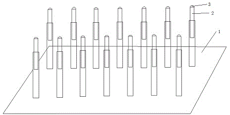 Test tube rack for preventing striking of test tube