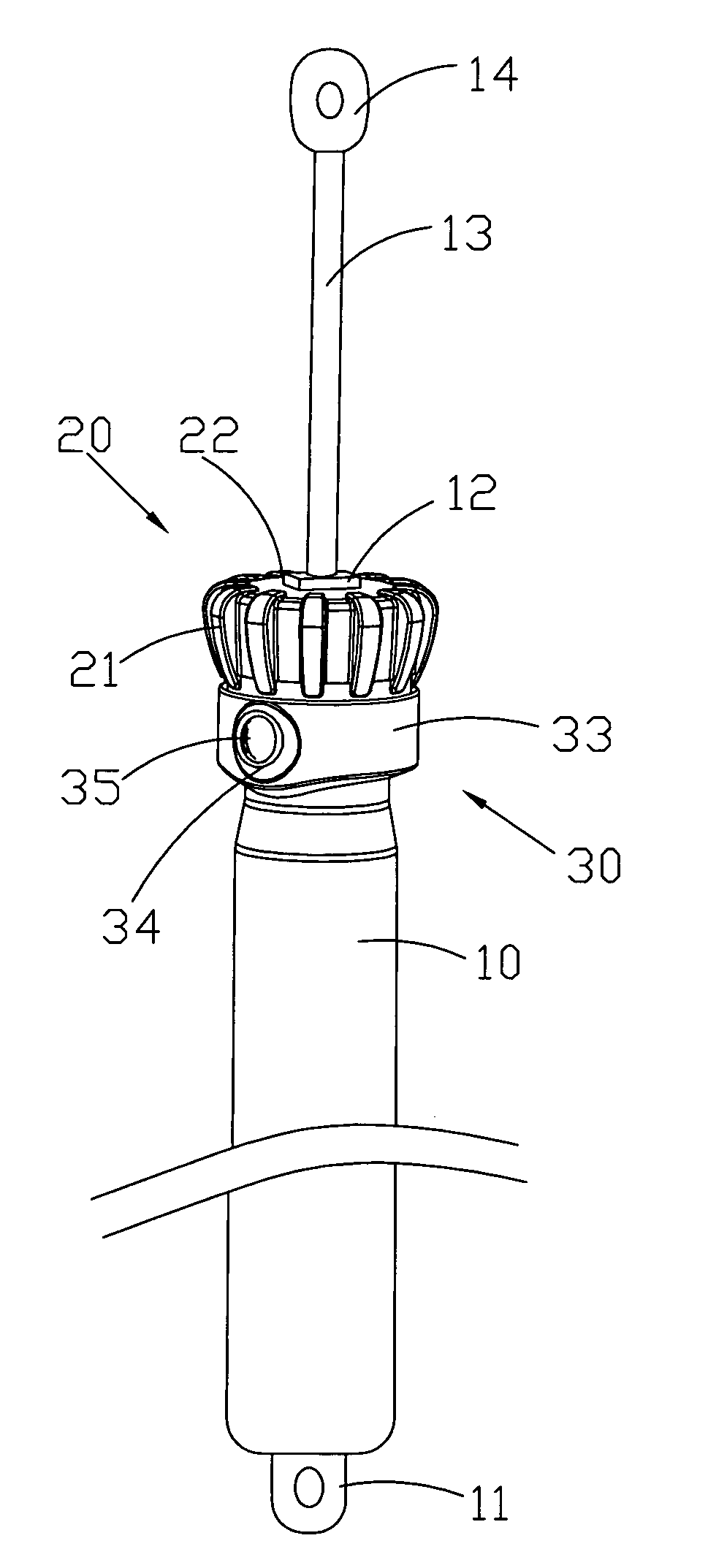 Regulating apparatus for a hydaulic cylinder of a treadmill