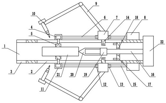 Welding drilling device applied to formwork