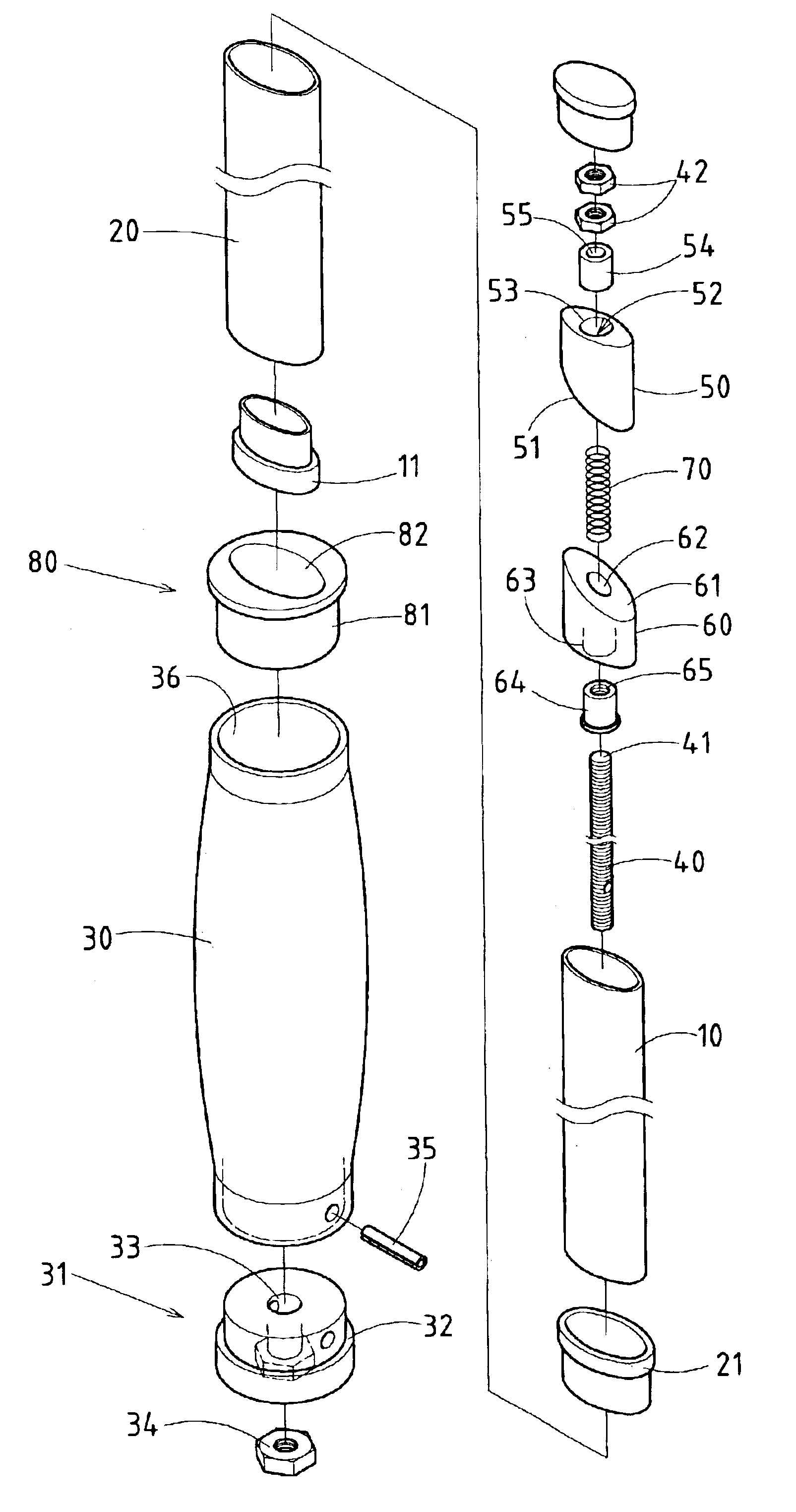 Locating structure of expandable oval handles of garden shears