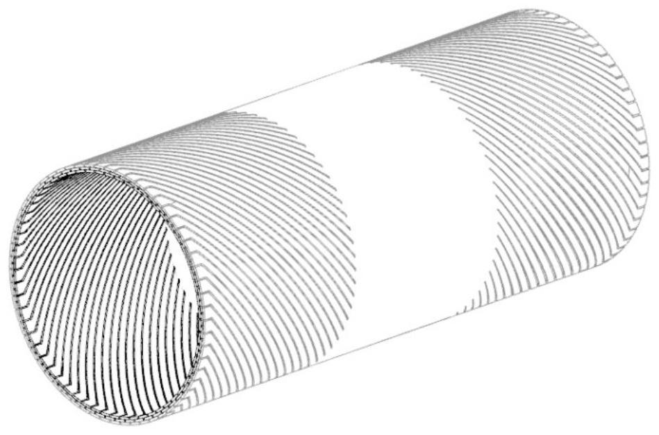 Contact finger sealing structure