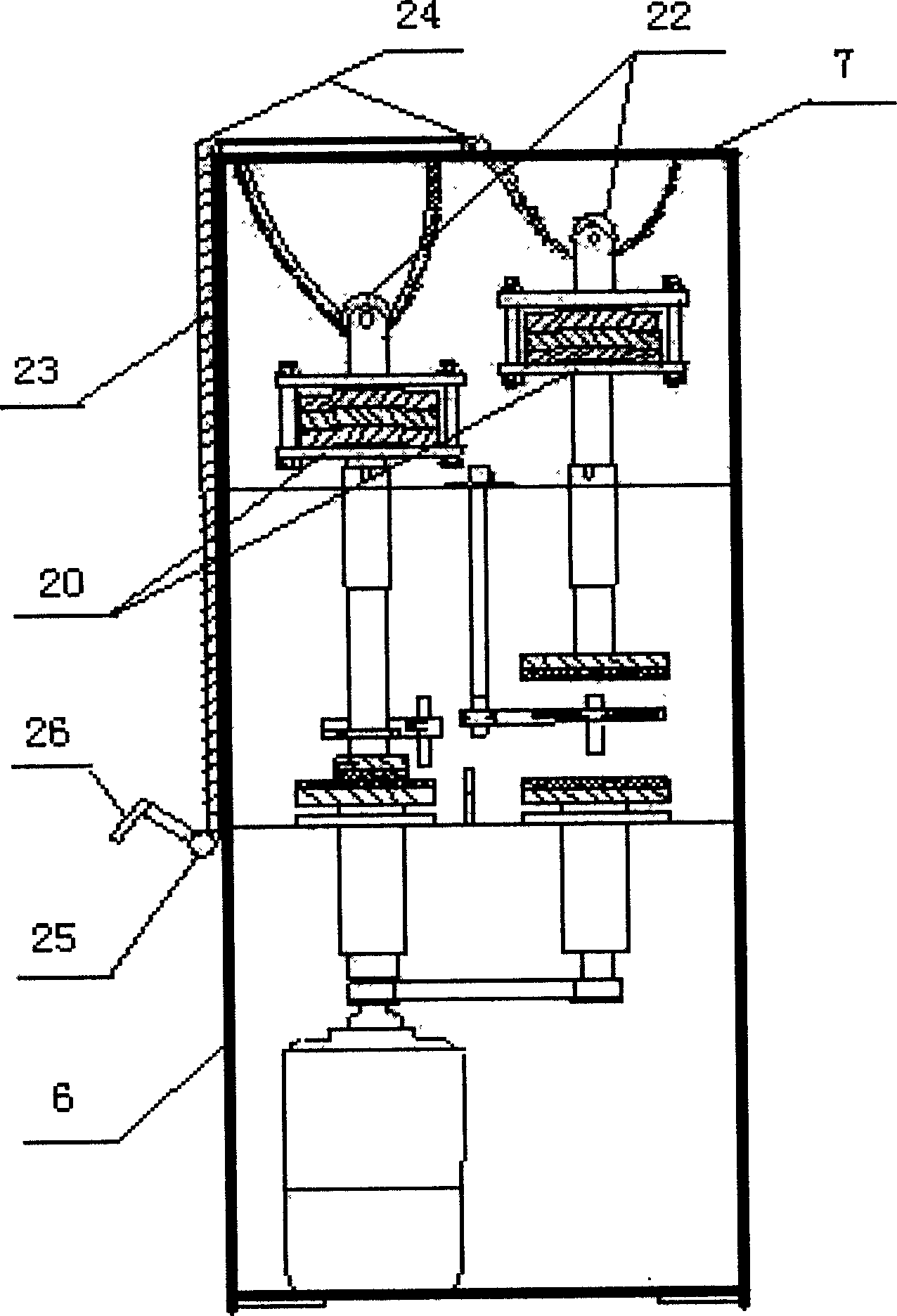 Multiple factor combination effect analog experiment apparatus for static electricity dynamic potentials