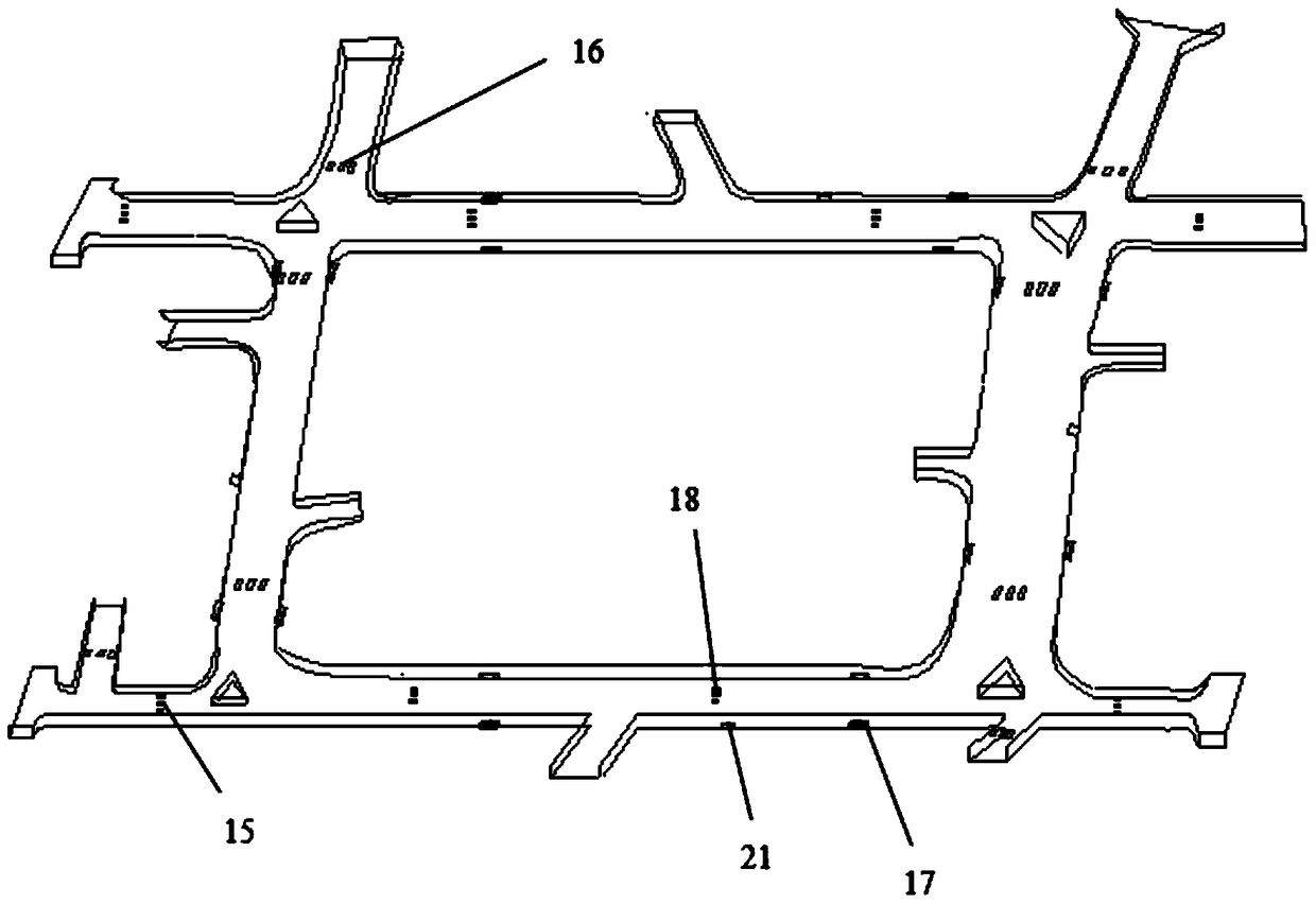 An experimental simulation device for fire ventilation and smoke exhaust based on urban underground traffic connection tunnel system