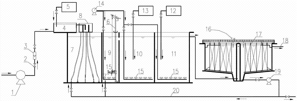 Regenerated papermaking wastewater treatment system and process