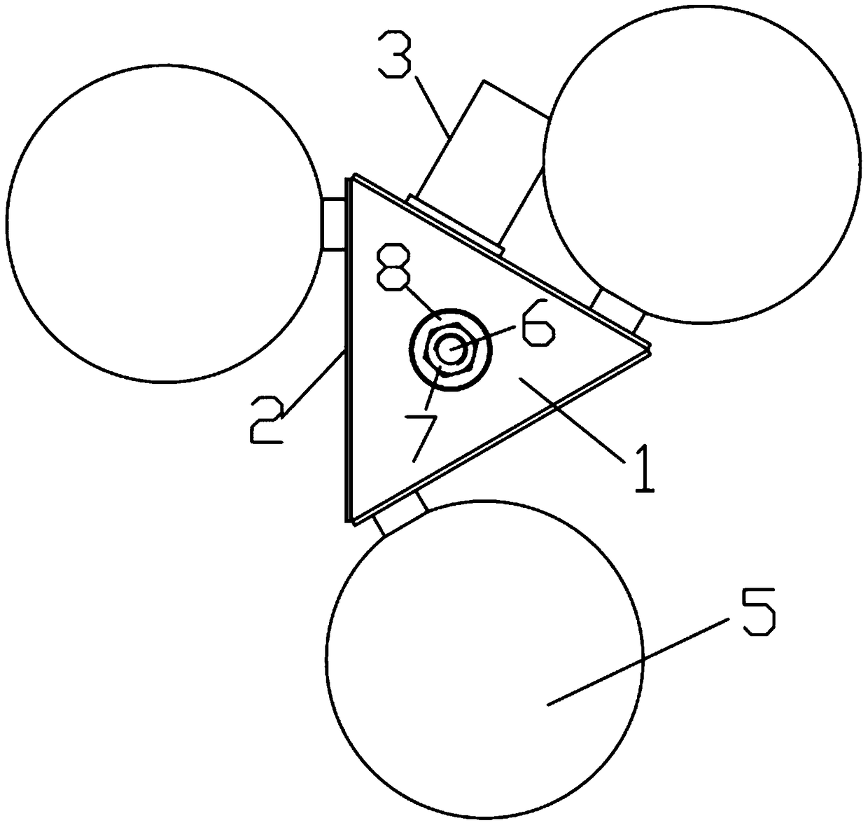 Waste oil discharging device for cutting fluid