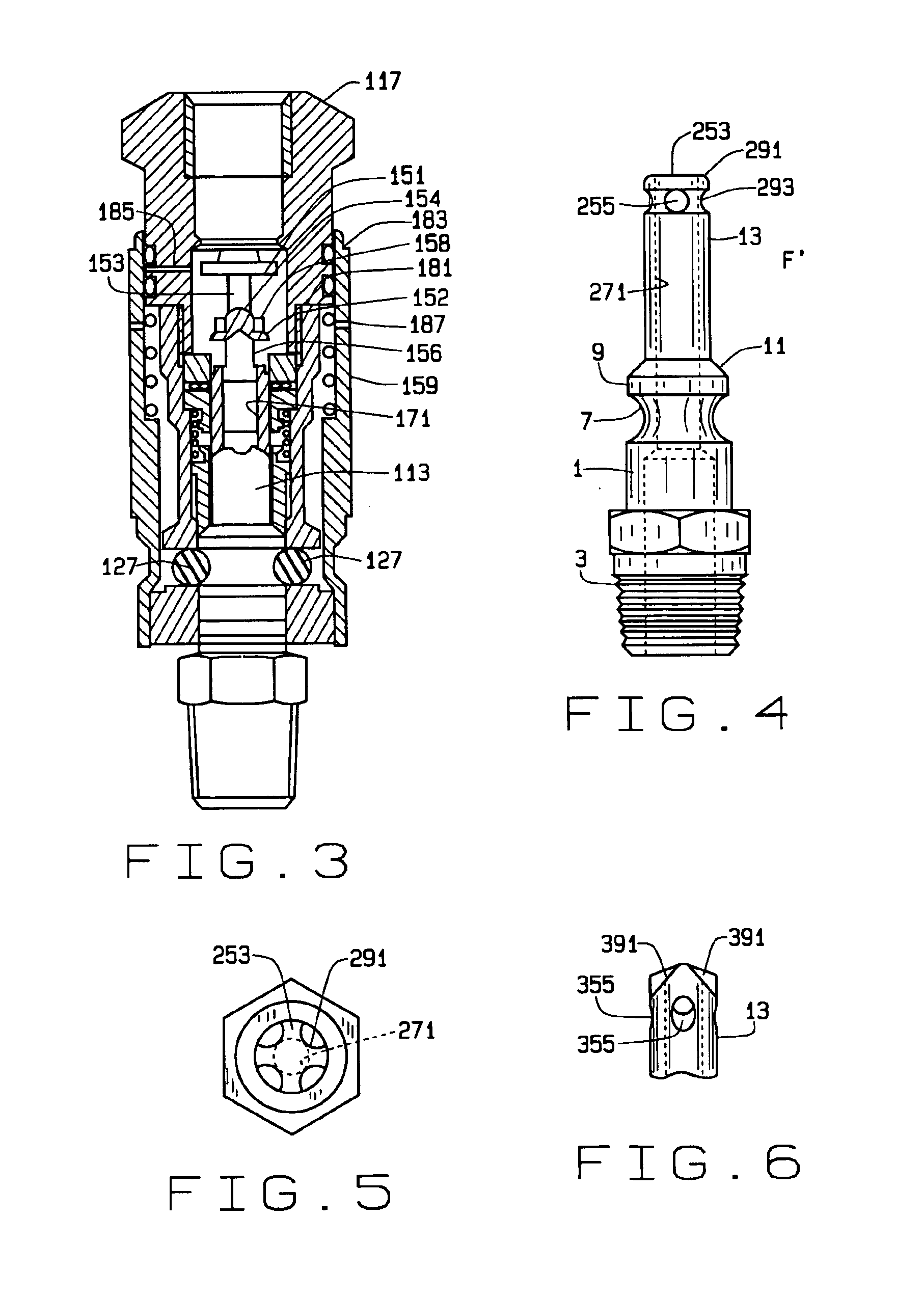 Safety coupling for air hoses