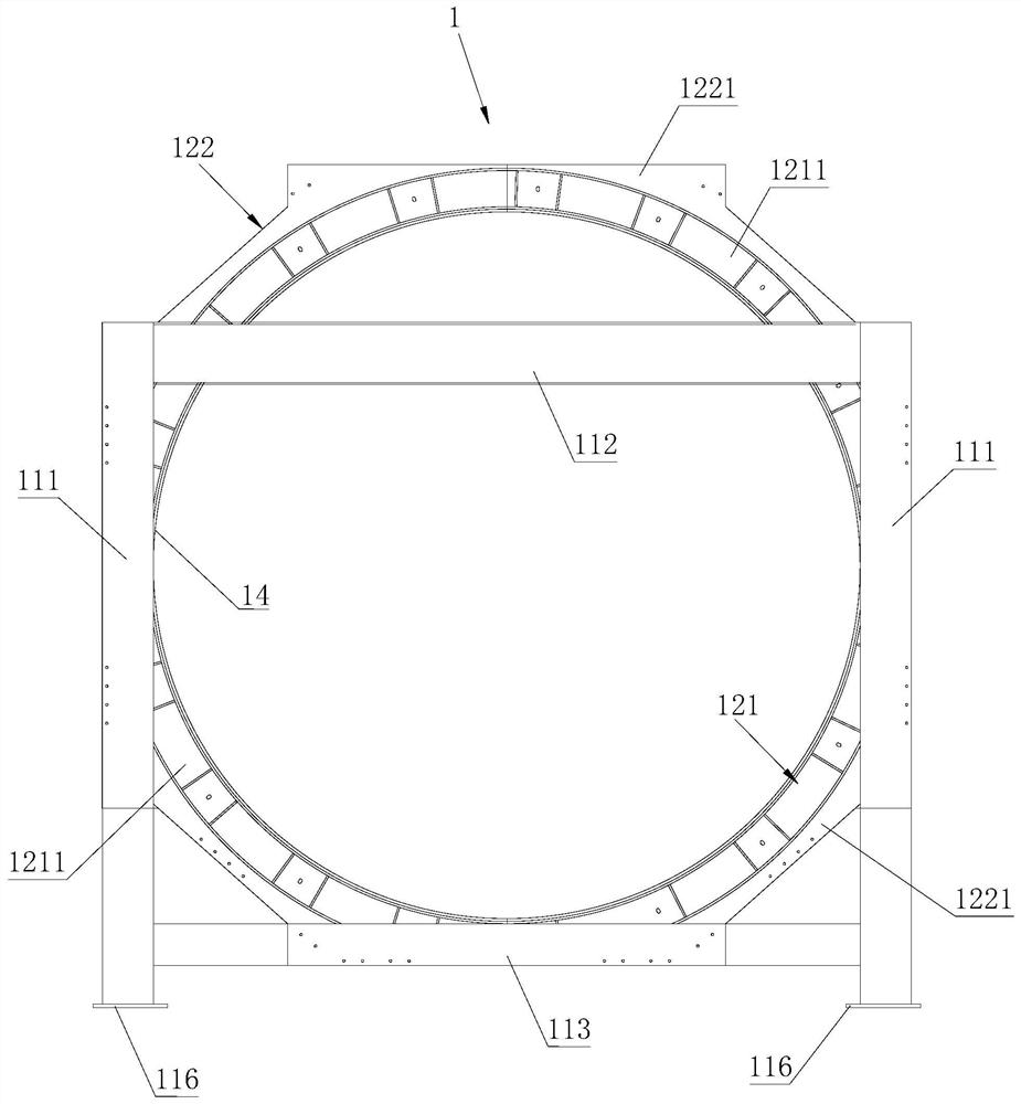 Shield counter force device and shield initial operation method
