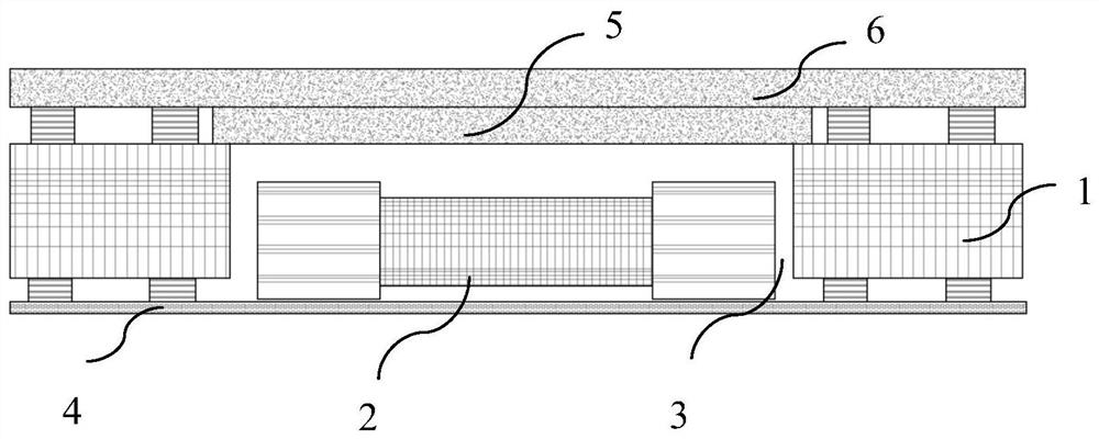 Element embedded packaging method and integrated circuit component