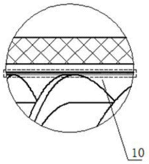 Implantable axial-flow type blood pump based on blood flowing pressure and Pivot supporting