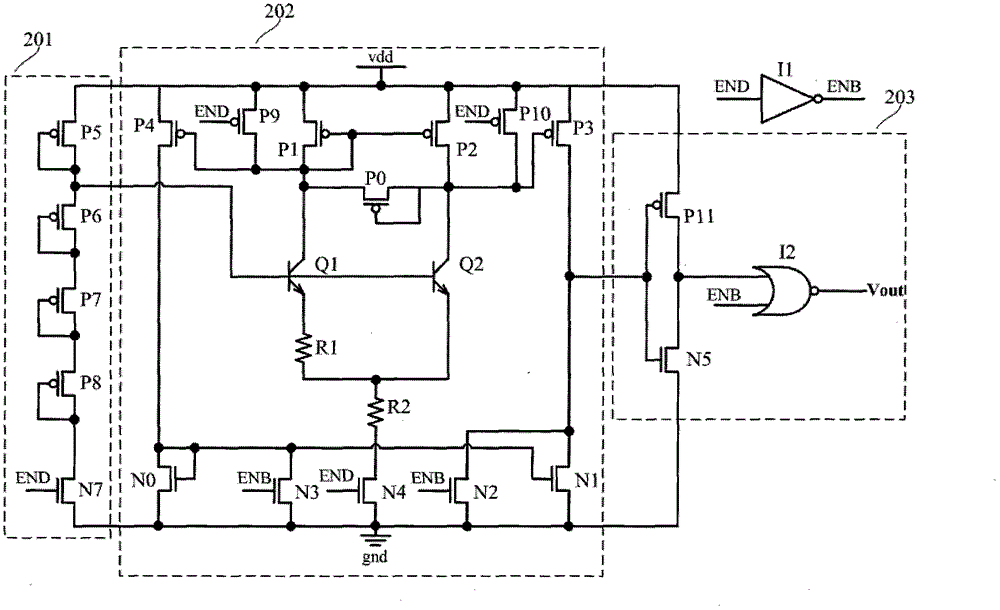 Ultra-low power consumption voltage detection circuit