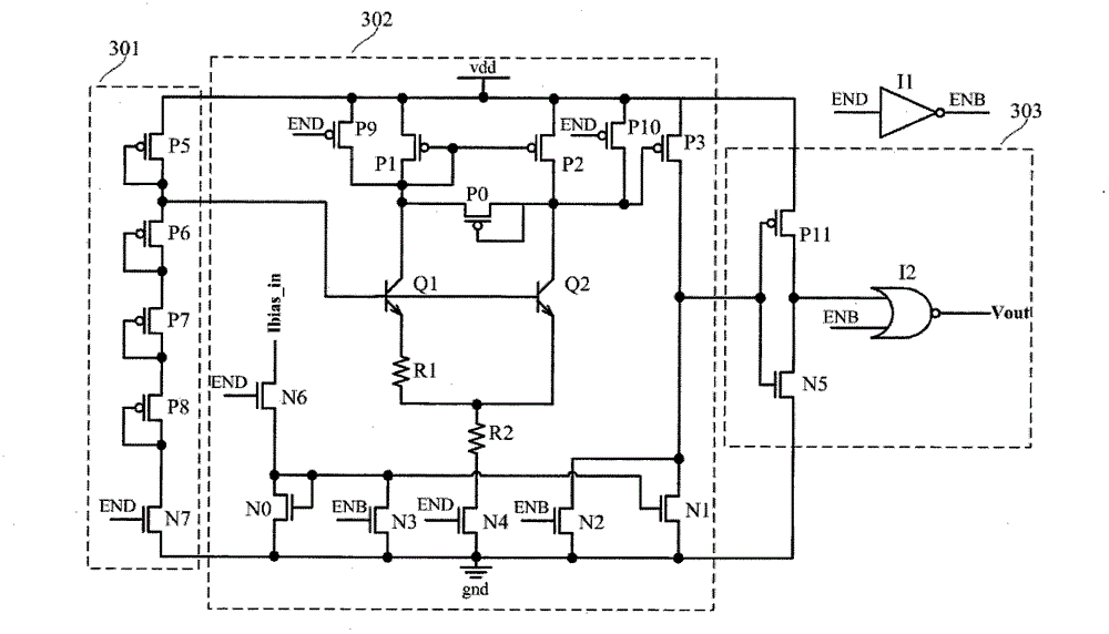 Ultra-low power consumption voltage detection circuit