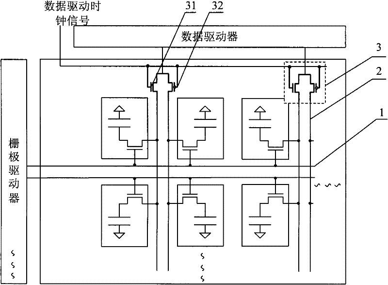 LCD (liquid crystal display) driving device and driving method