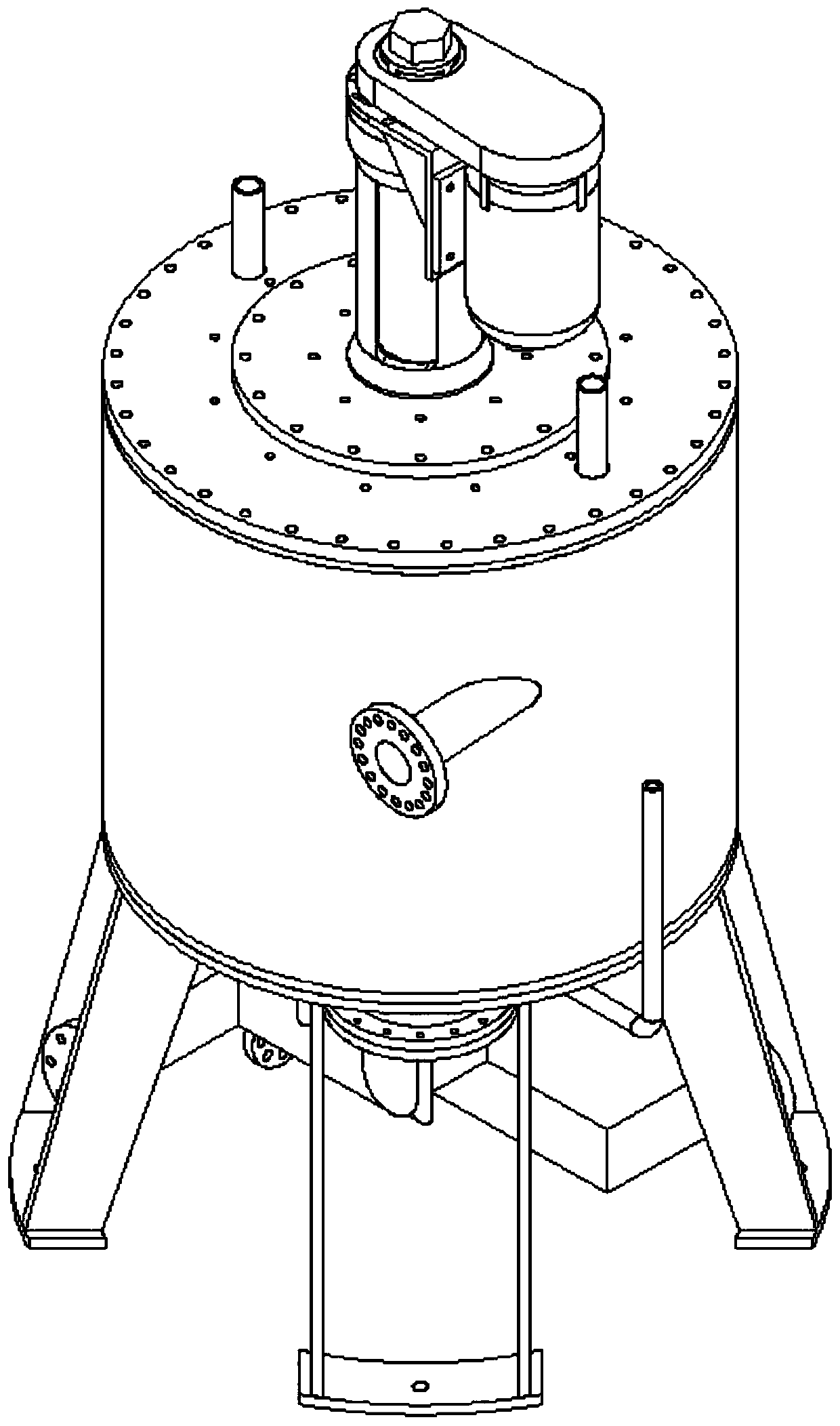 Centrifugal extractor with defoaming function