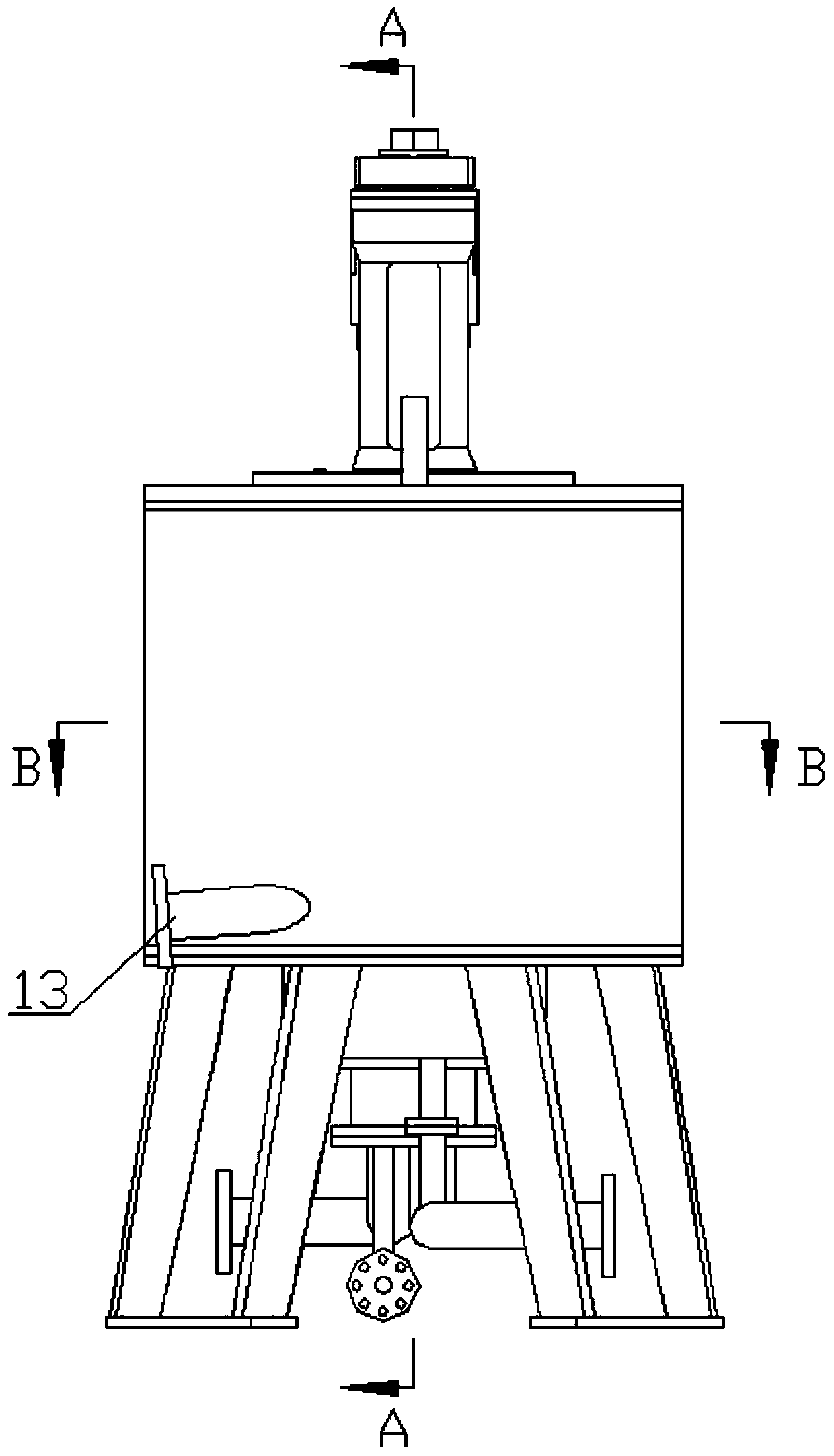 Centrifugal extractor with defoaming function