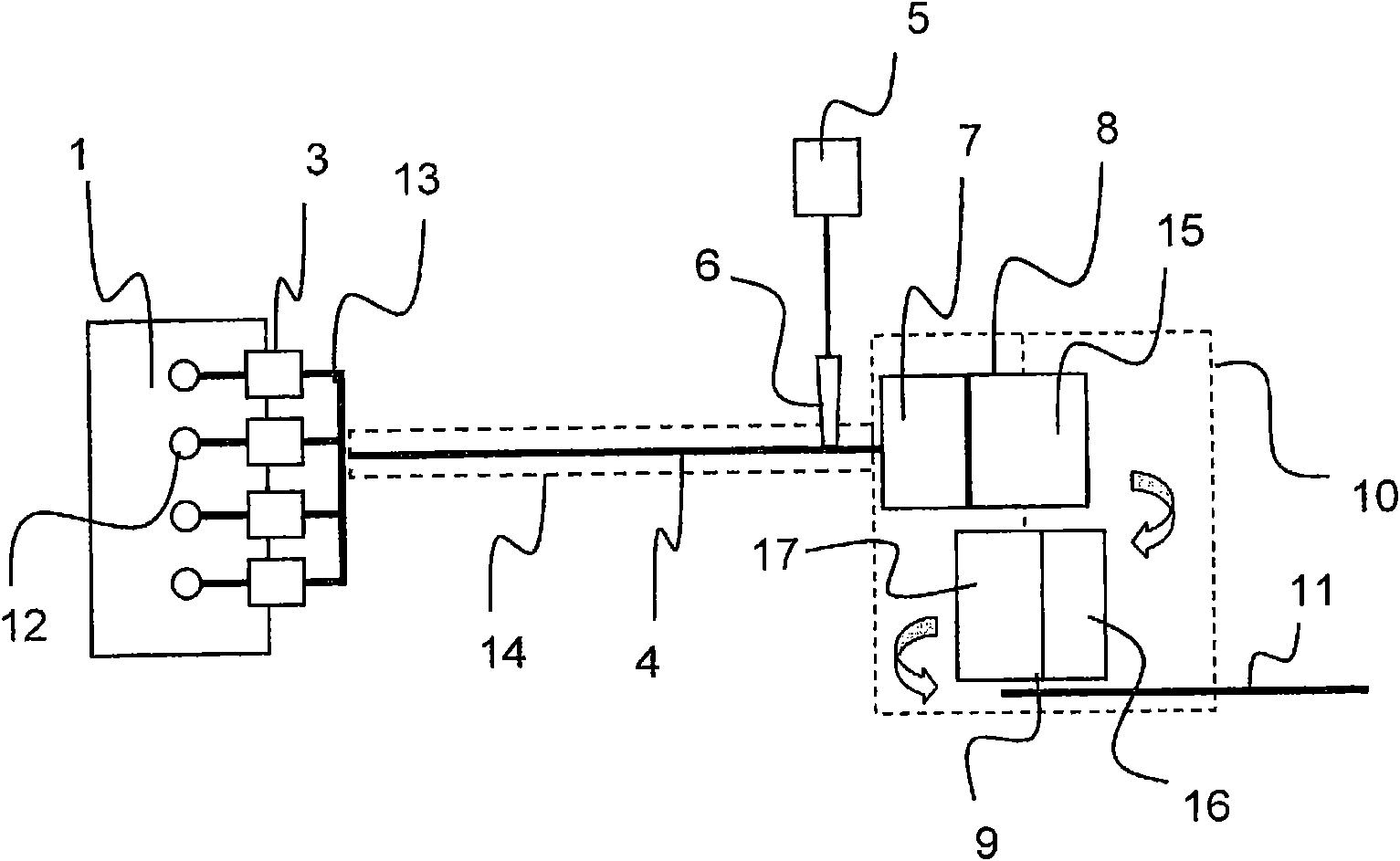 Exhaust gas purification system for diesel engines of commercial vehicles