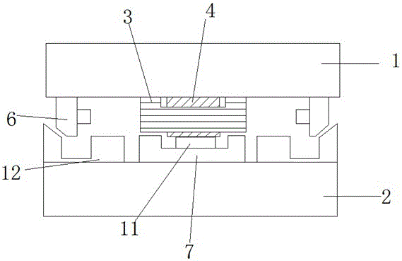 Automobile side punching trimming and hole flanging die