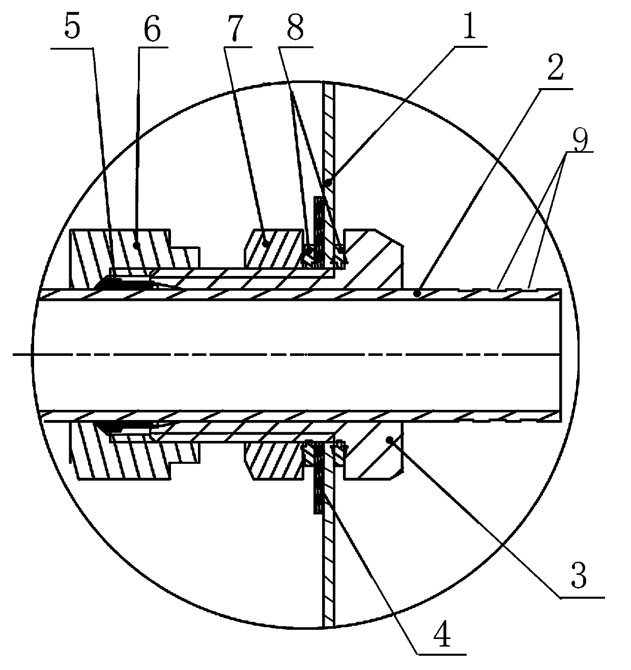 Engine sump heating pipe installation structure