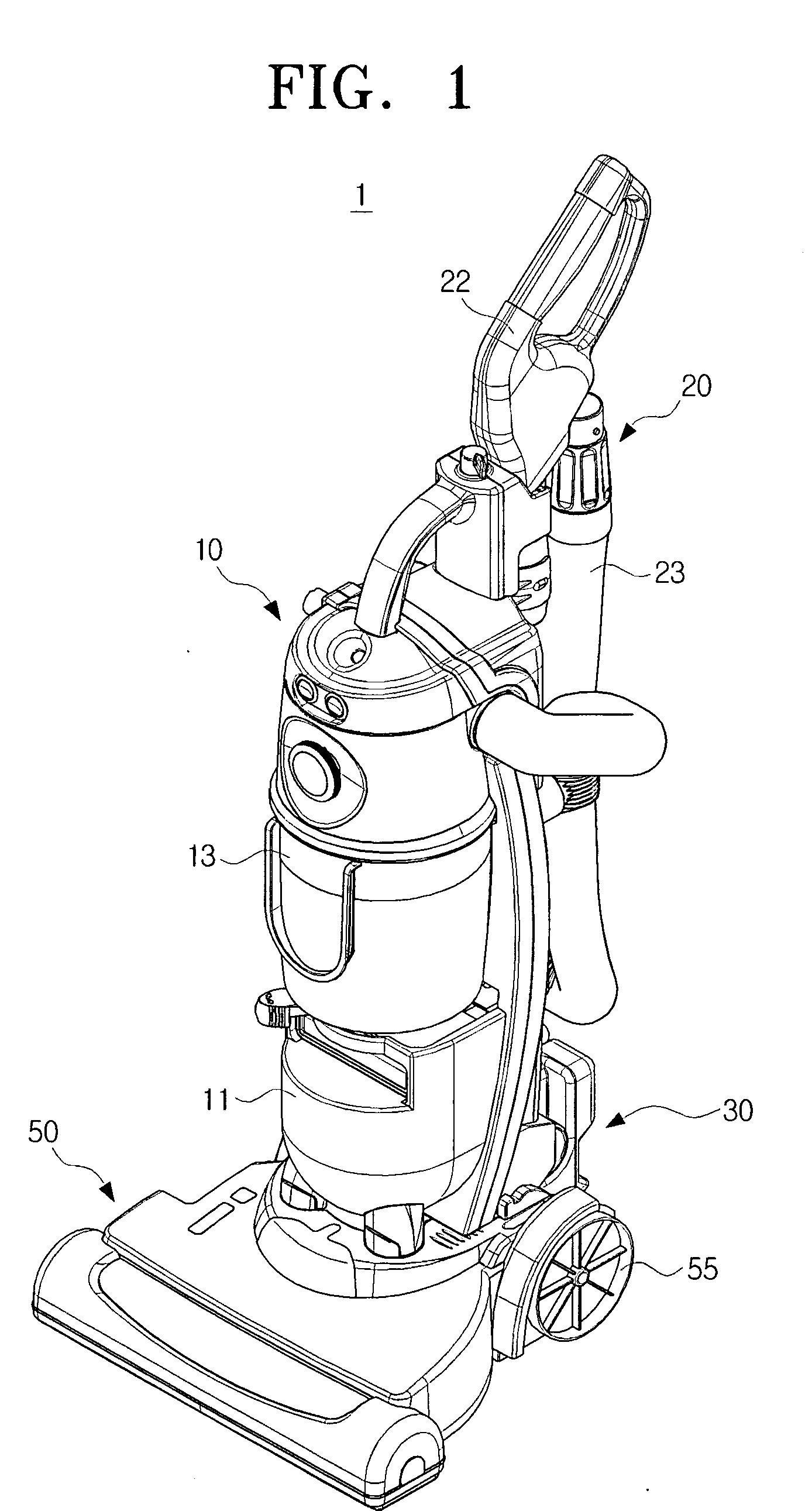 Upright type vacuum cleaner
