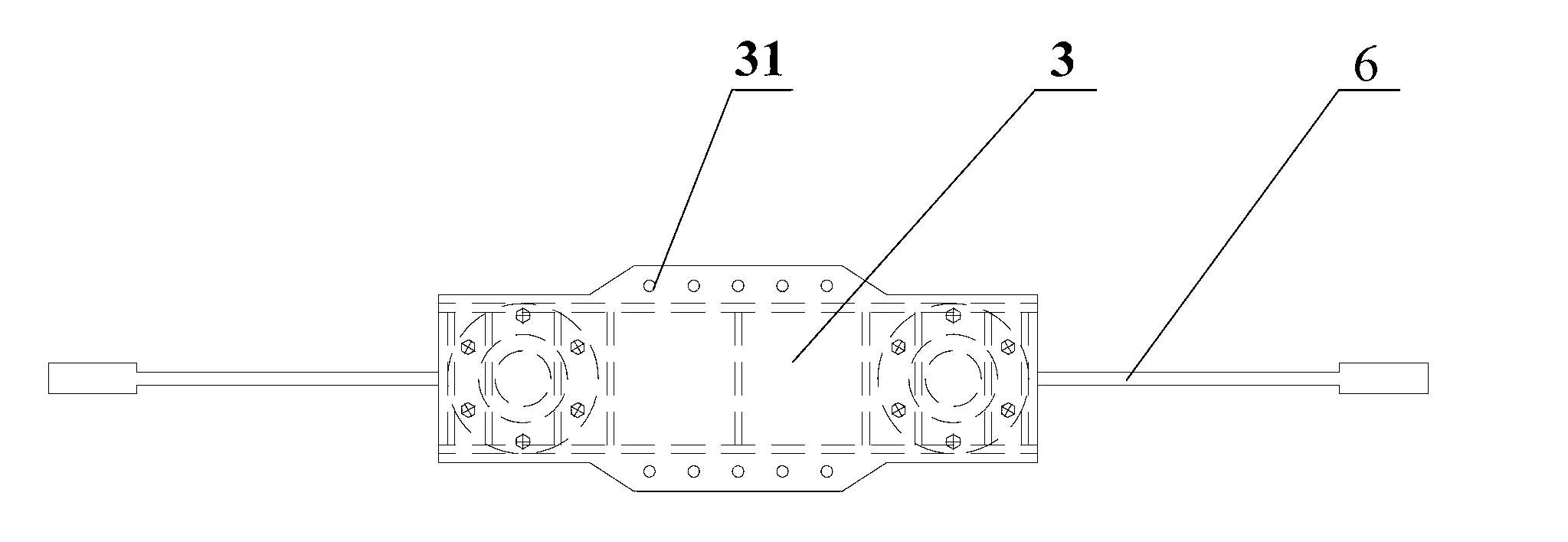 Unloading overturning preventing device and ship loading and unloading machine