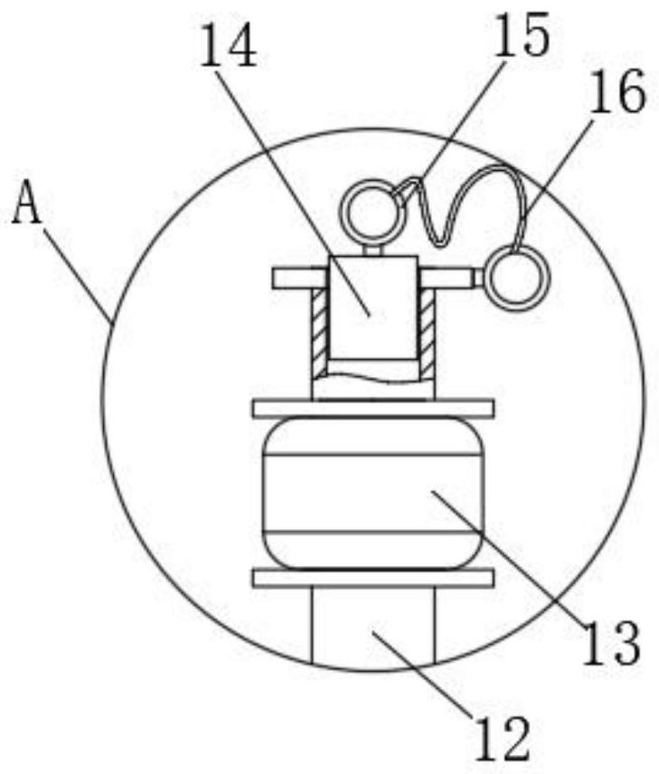 Rock core sampling drilling machine capable of avoiding friction overheating