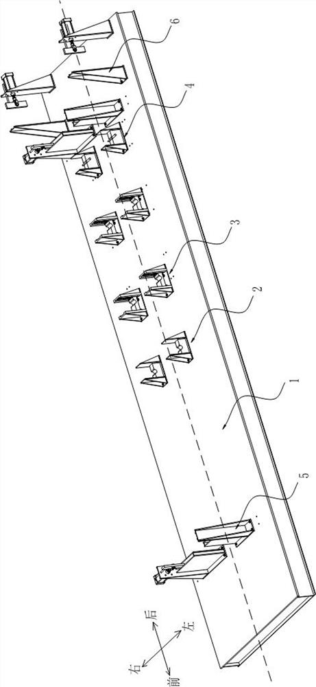 Positioning device for suspension bracket assembly