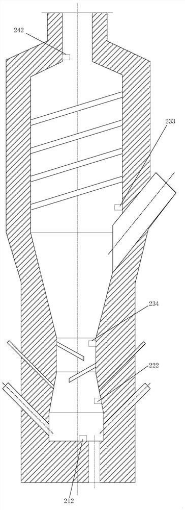 Sludge cracking treatment device