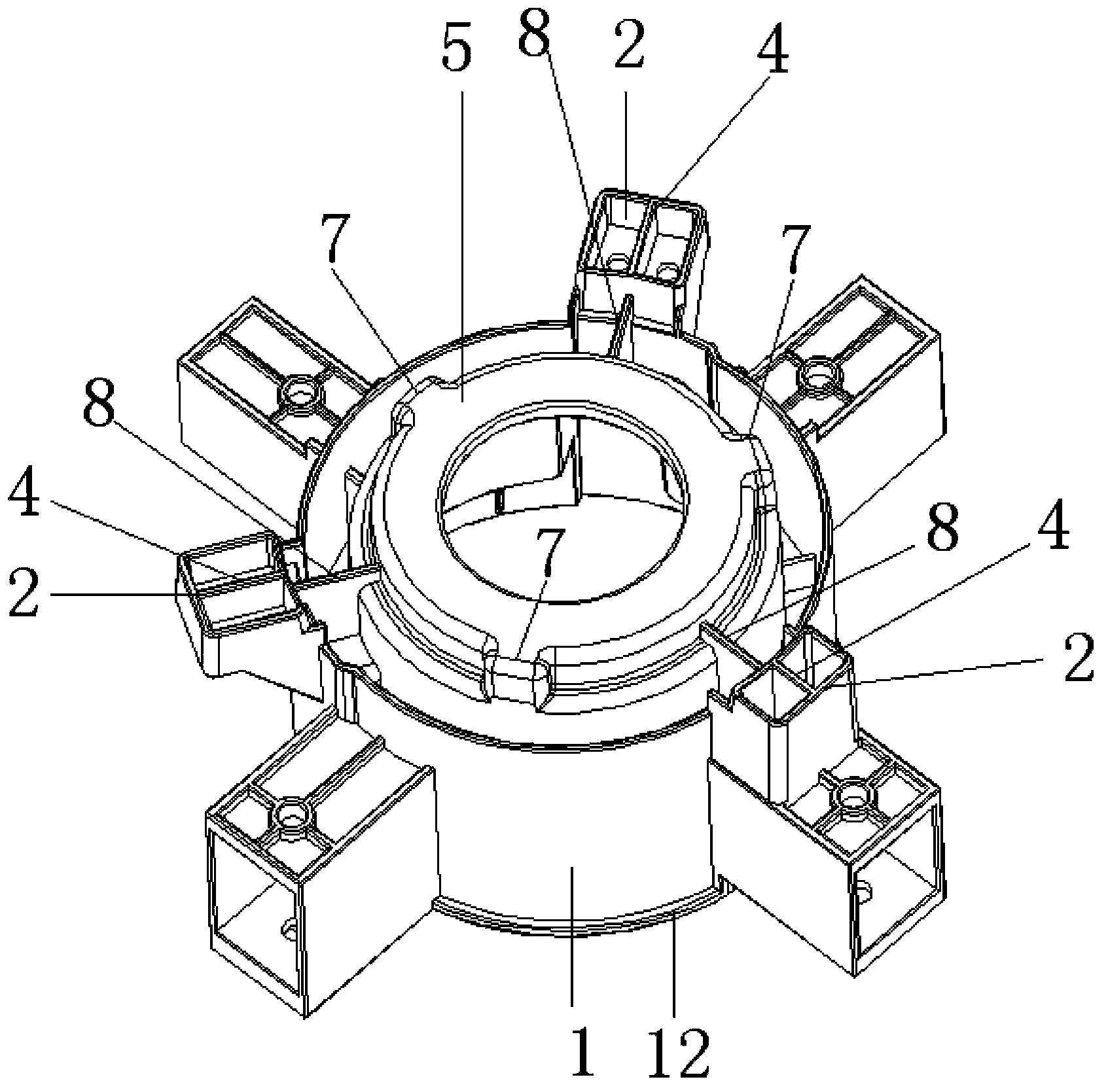Packaging structure of air condition compressor