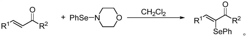 Method for synthesizing alpha-seleno-alpha, beta-unsaturated carbonyl compound from organic sodium selenosulfate