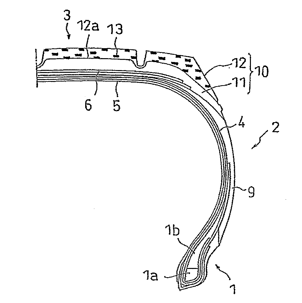 Pneumatic tire and manufacturing method of pneumatic tire