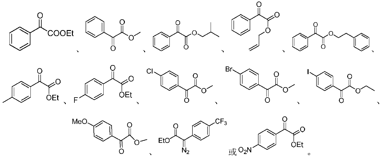 Green preparation method of aryl [alpha]-keto ester compound