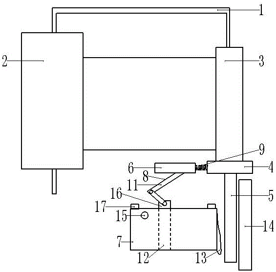 Automatic speed-reduction rewinder