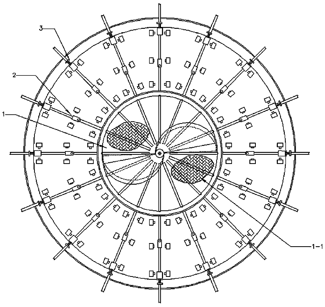 An integrated detection mechanism for detection, sorting and sorting of chip components