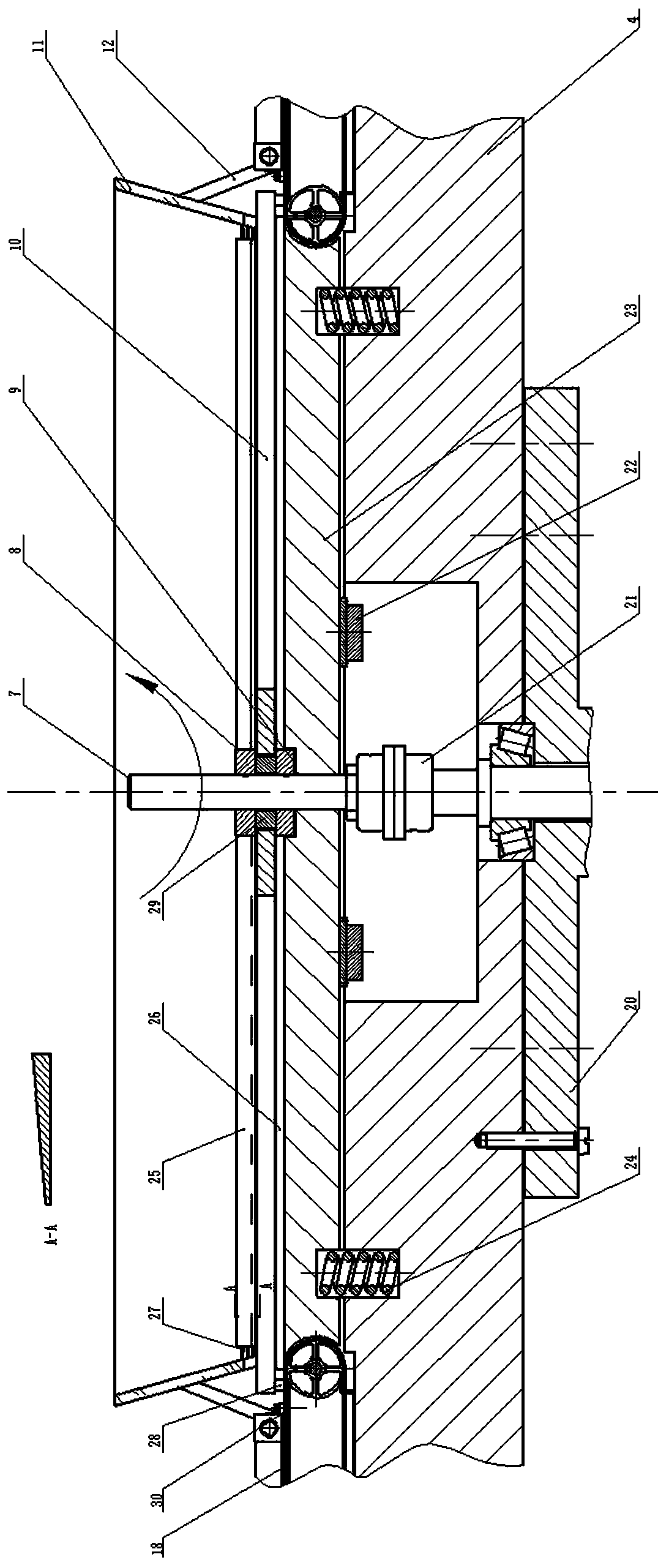 An integrated detection mechanism for detection, sorting and sorting of chip components