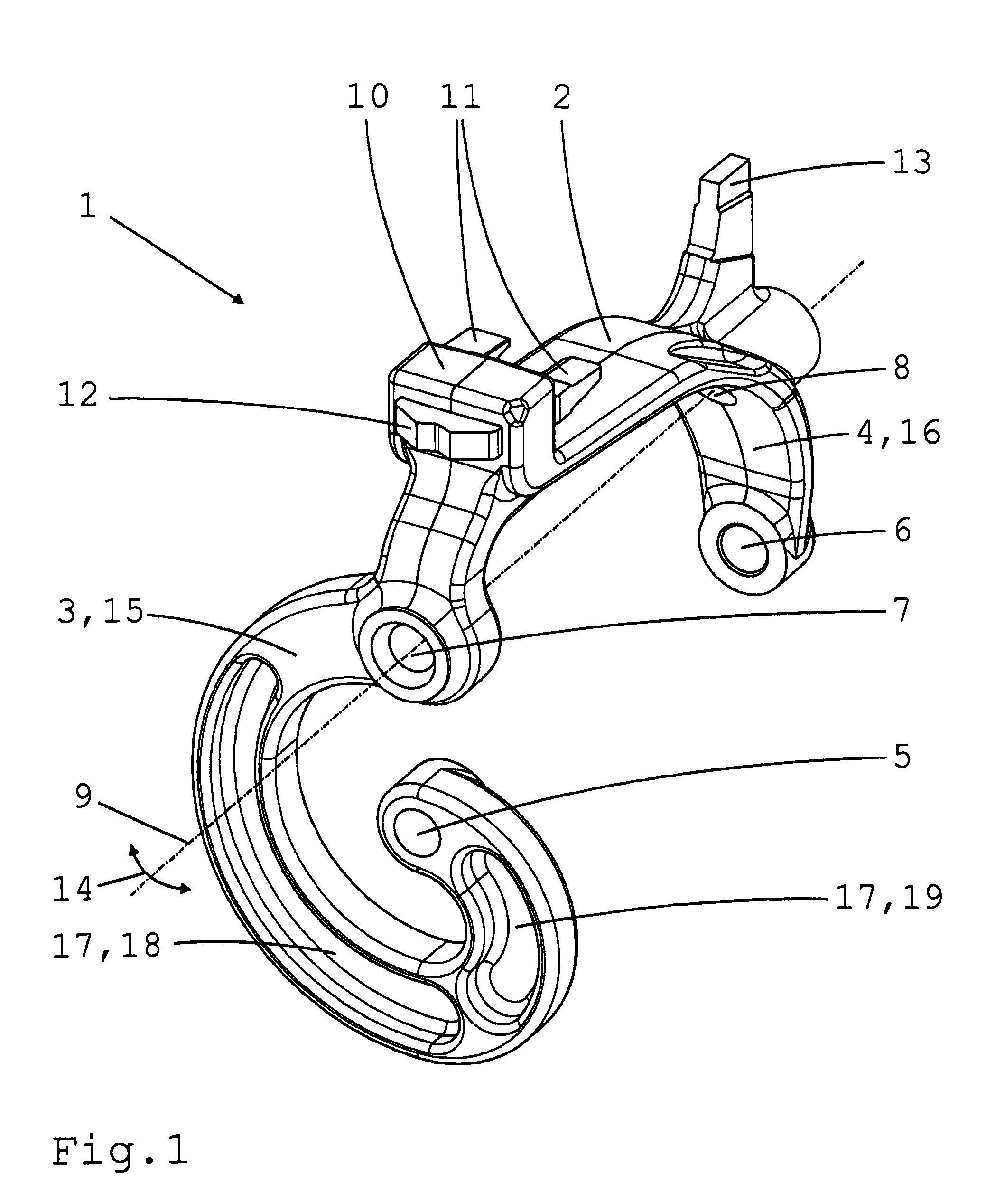 Shifting device for a manual transmission
