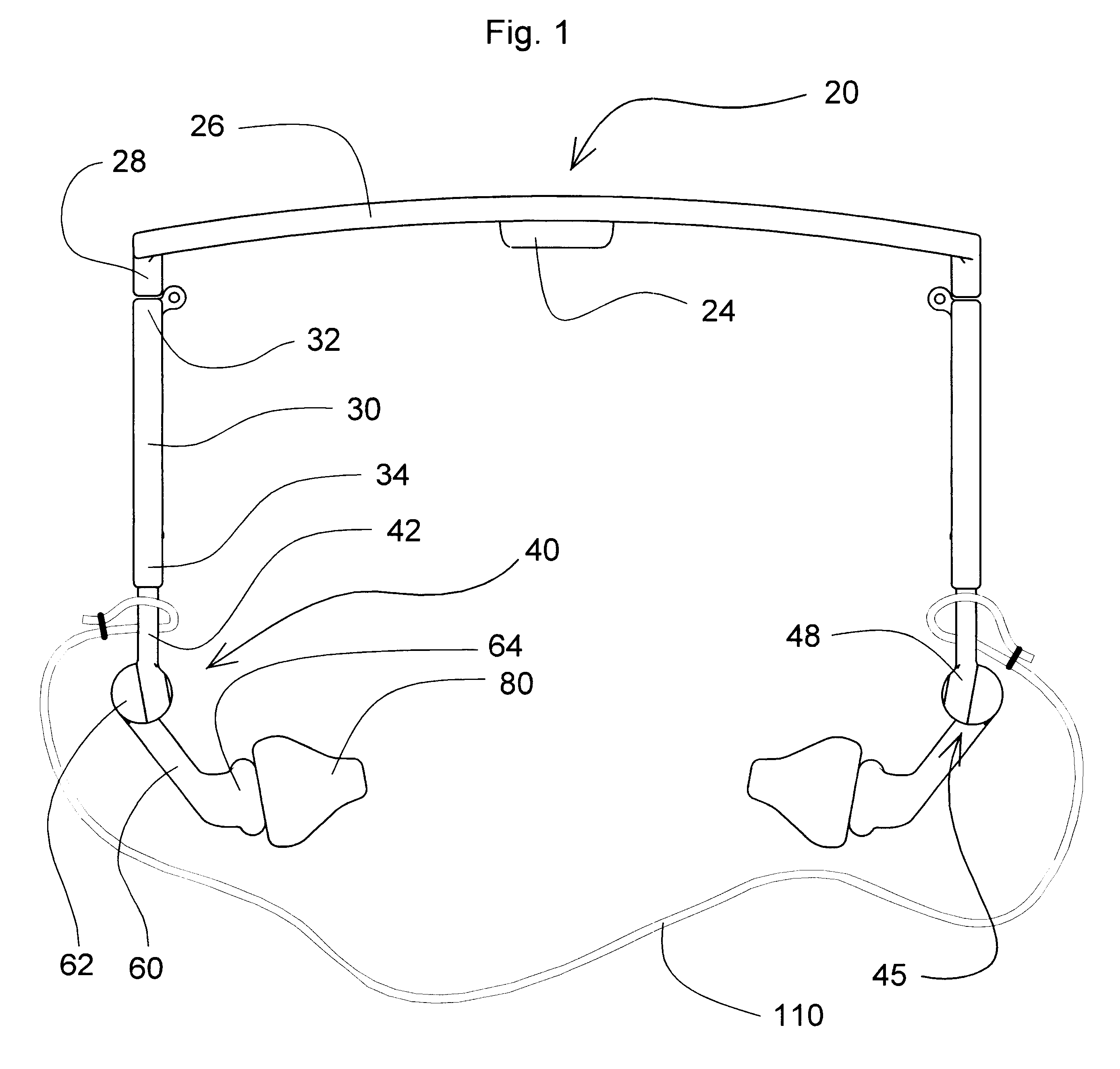 Device for the protection of sight and hearing