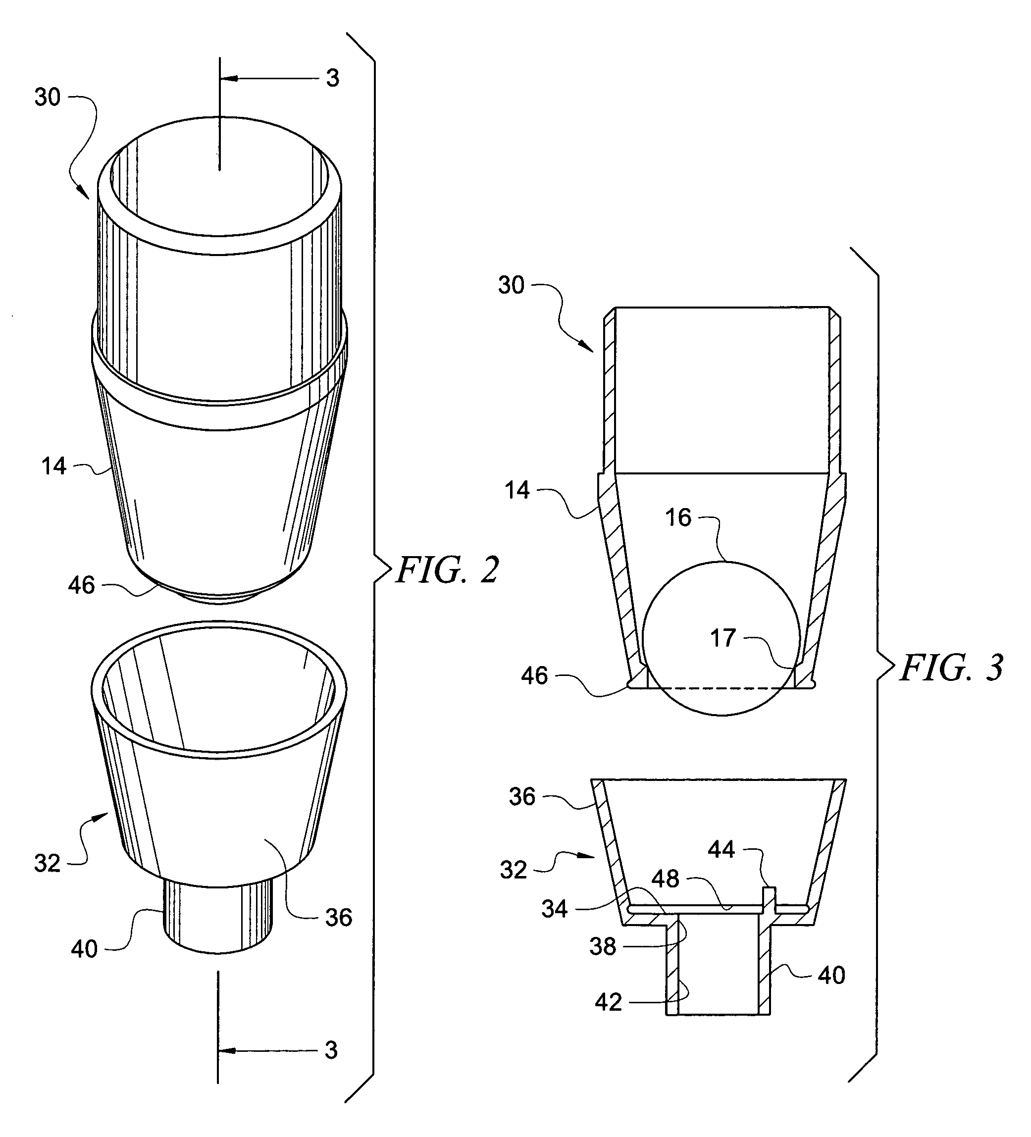 Bottom-emptying device for tapered bailer