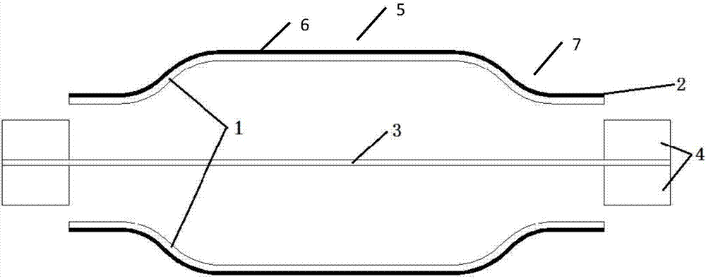 Conductive heating device of conductive blank