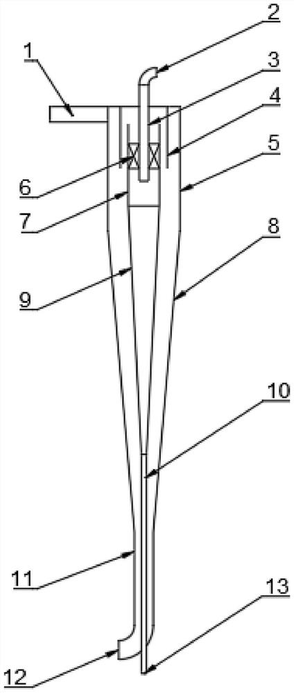 Nested solid-liquid-liquid three-phase cyclone separator