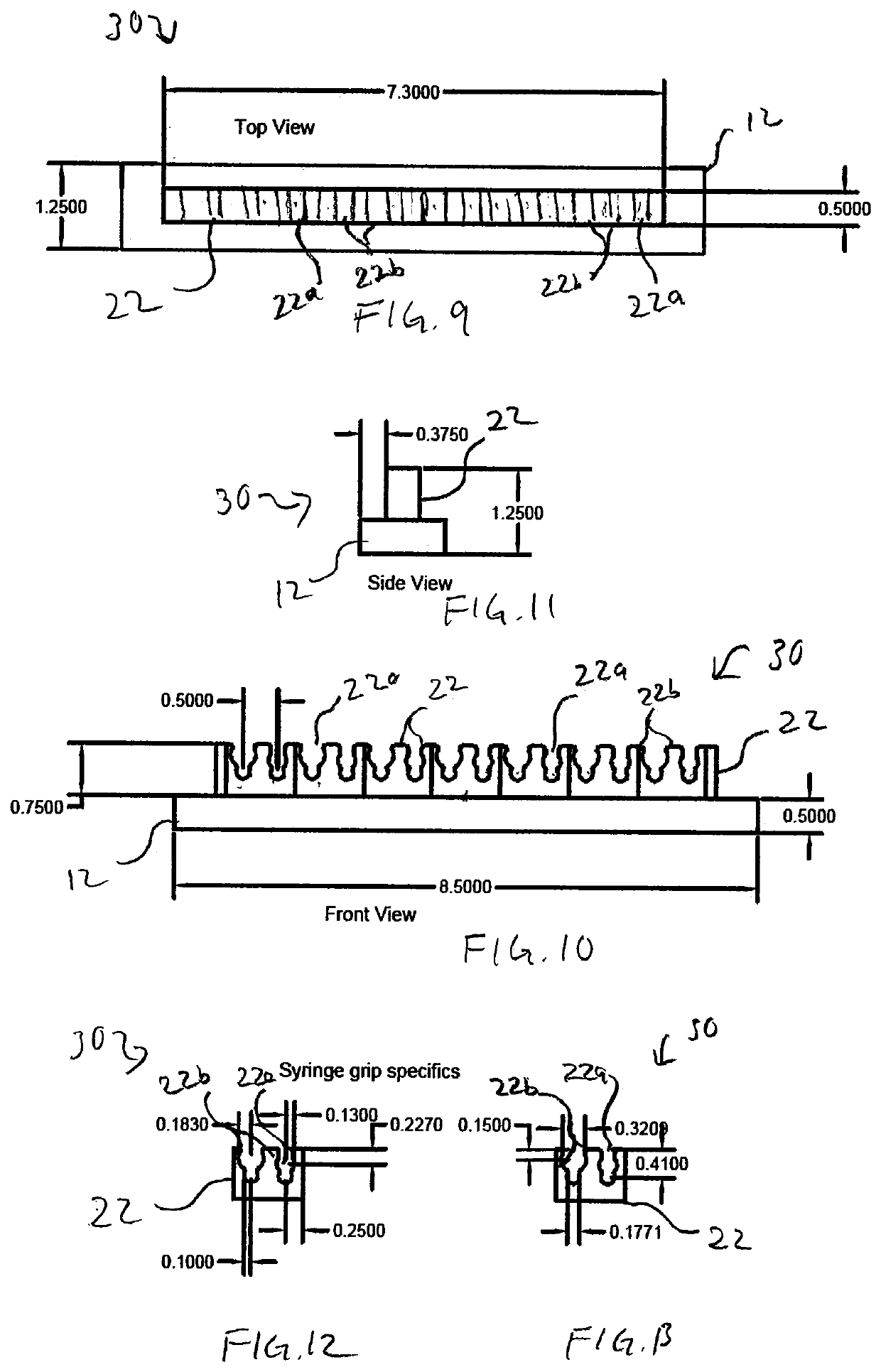 Syringe holding device and organizer