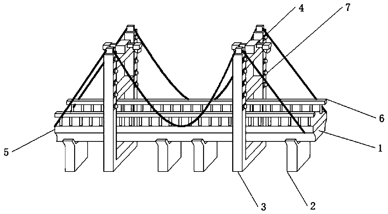 Shock prevention architecture bridge